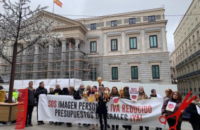 ep protesta de la alianza por la bajada del iva al 10 a la imagen personal ante el congreso de los ep protesta de la alianza por la bajada del iva al 10 a la imagen personal ante el congreso de los