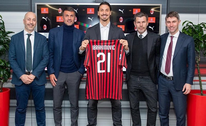 ep zlatan ibrahimovic en su nueva presentacion con el ac milan