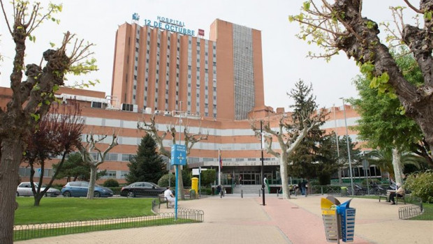ep zonas externas pertenecientes al hospital 12 de octubre donde se lucha contra el coronavirus en