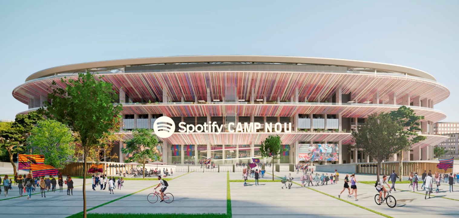 Spotify dará nombre al Camp Nou tras el acuerdo firmado con el Barcelona