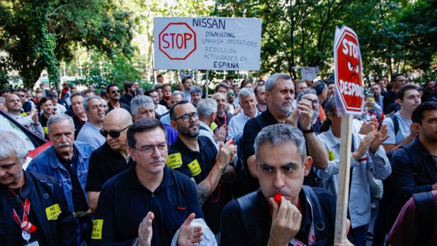 ep archivo   protesta de trabajadores contra un ere