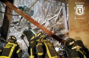 ep bomberos trabajandoderrumbemadrid