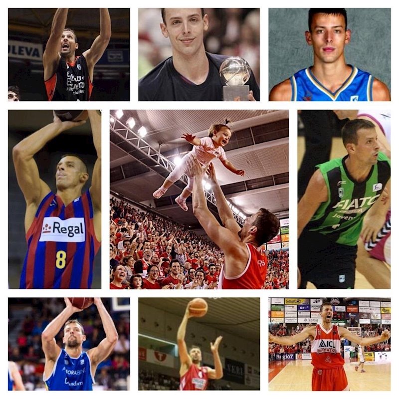ep collage realizado por jordi trias en el dia que anuncia su retirada del baloncesto profesional