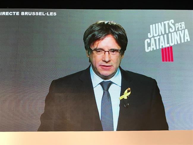 C.Puigdemont en un acto de JuntsxCat | EUROPA PRESS ep cpuigdemontun actojuntsxcat