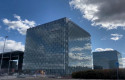 ep edifici on es troba la seu de telefonica madrid espanya