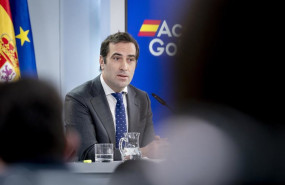 ep el ministro de economia comercio y empresa carlos cuerpo durante una rueda de prensa tras la ep el ministro de economia comercio y empresa carlos cuerpo durante una rueda de prensa tras la