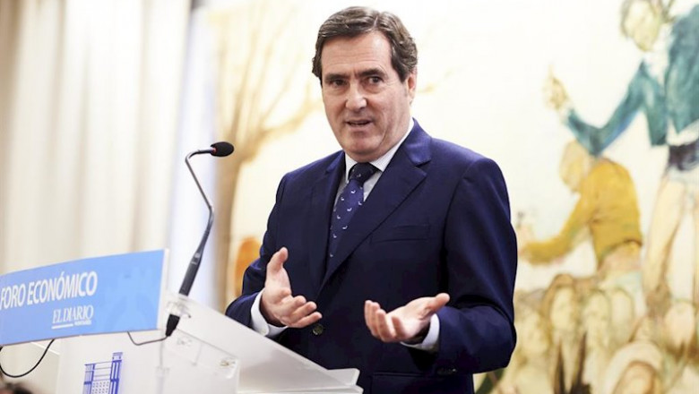 ep el presidente de la patronal ceoe antonio garamendi participa en el foro economico de el diario