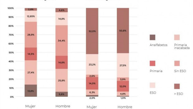 ep estudio comparado sobre la situacion de la poblacion gitana en espana en relacion al empleo y la