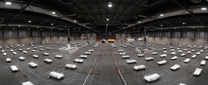 Imagen de recurso de las camas habilitadas en el hospital provisional ante el coronavirus en las instalaciones de Ifema. | COMUNIDAD DE MADRID ep imagen de recurso de las camas habilitadas en el hospital provisional ante el coronavirus en las