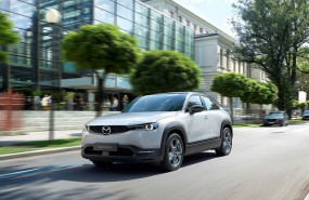 ep imagen del primer vehiculo electrico de mazda el mx-30