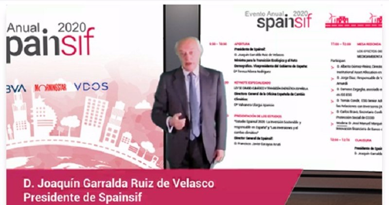 ep joaquin garralda presidente de spainsif durante la inauguracion del xi encuentro anual de ep joaquin garralda presidente de spainsif durante la inauguracion del xi encuentro anual de