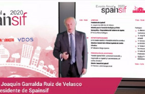 ep joaquin garralda presidente de spainsif durante la inauguracion del xi encuentro anual de