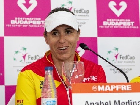 ep la capitana del equipo espanol de copa federacion anabel medina