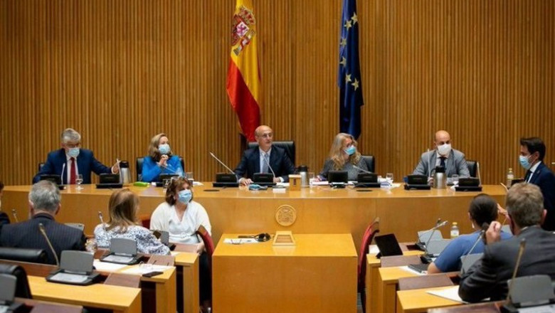 La Comisión de Asuntos Económicos del Congreso, durante una comparecencia de la vicepresidenta Nadia Calviño. | CONGRESO ep la comision de asuntos economicos del congreso durante una comparecencia de la vicepresidenta