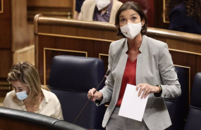 ep la ministra de industria comercio y turismo reyes maroto interviene en una sesion de control al