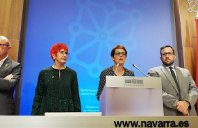 ep la presidenta del gobierno de navarra maria chivite con los consejeros carlos gimeno santos