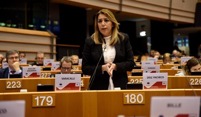 La presidenta de la Junta de Andalucía, Susana Díaz, en Bruselas | JUNTA DE ANDALUCÍA ep la presidentala juntaandalucia susana diaz en bruselas
