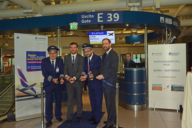 ep latam airlines estrenanueva ruta roma-sao paulo