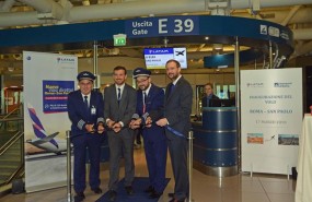 ep latam airlines estrenanueva ruta roma-sao paulo