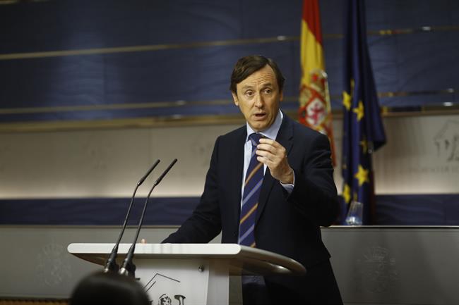Rafael Hernando en rueda de prensa en el Congreso | EUROPA PRESS ep rafael hernandoruedaprensacongreso