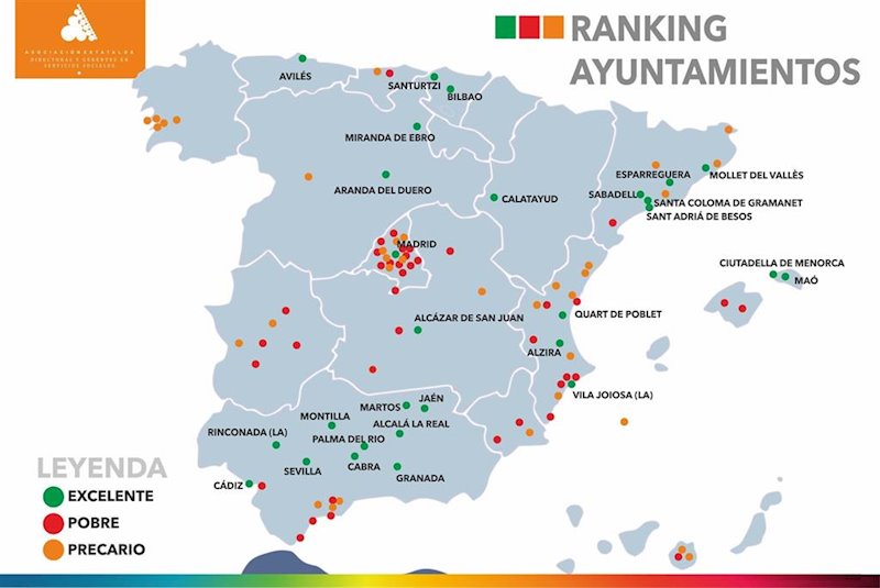 ep ranking de ayuntamientos con mayor y menos gasto social en 2018