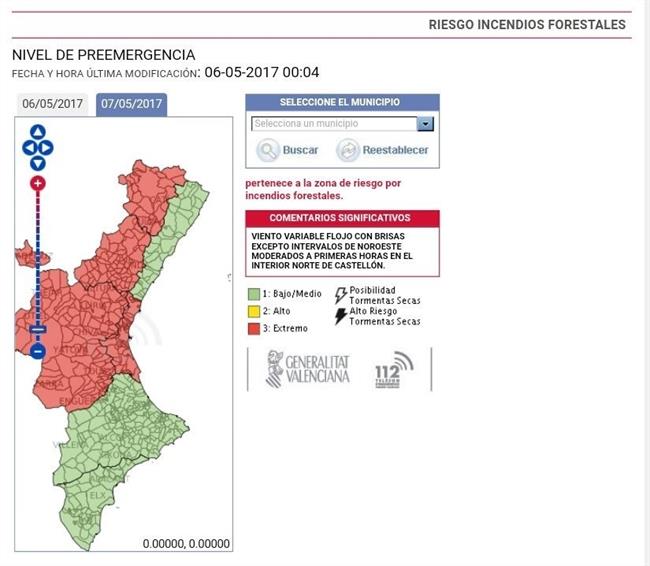 El riesgo está activado para toda la jornada | @GVA112 ep riesgo esta activadotodajornada