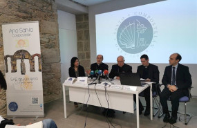 ep rueda de prensa para presentar el ano jubilar compostelano de 2021 con la participacion del