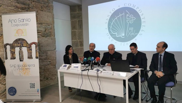 ep rueda de prensa para presentar el ano jubilar compostelano de 2021 con la participacion del