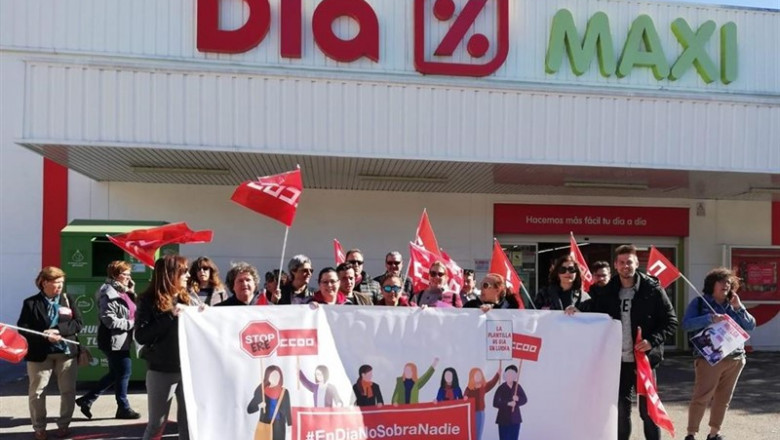 El seguimiento de la huelga en DIA ha sido del 100% en Albacete y del 60% en el | CCOO ep seguimientola huelgadiasido100 en albacetedel 60 en el