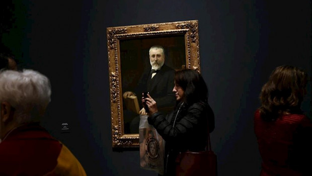 ep un retrato de benito perez galdos en la exposicion benito perez galdos la verdad humana en la