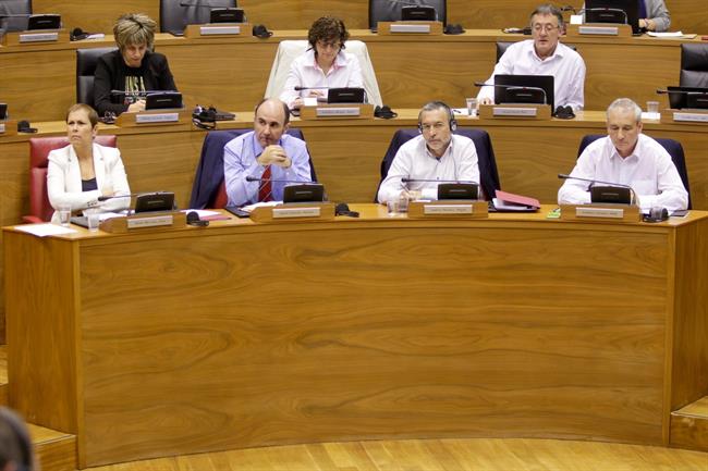 Uxue Barkos en el Parlamento de Navarra. | EP/PARLAMENTO DE NAVARRA ep uxue barkosparlamentonavarra