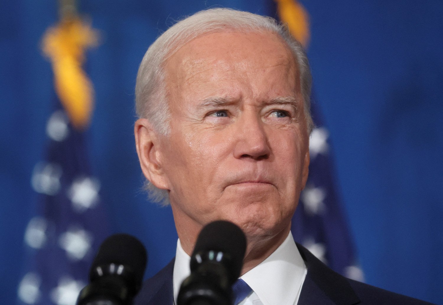 le president americain joe biden lors d un evenement du comite national democrate a washington 