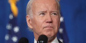 le president americain joe biden lors d un evenement du comite national democrate a washington 