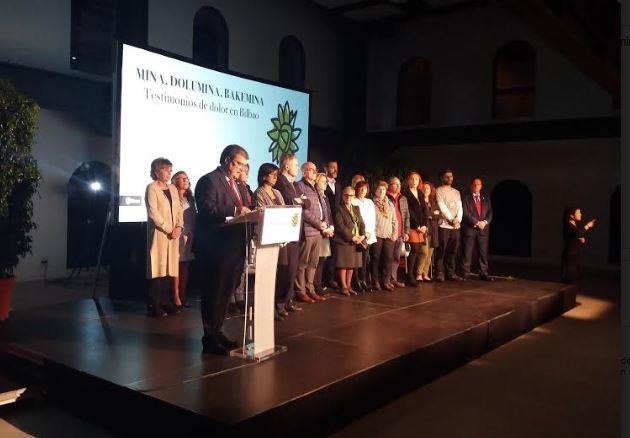 Acto de Víctimas 'Bilbao para la paz y la convivencia' | EUROPA PRESS ep actovictimas bilbaola pazla convivencia