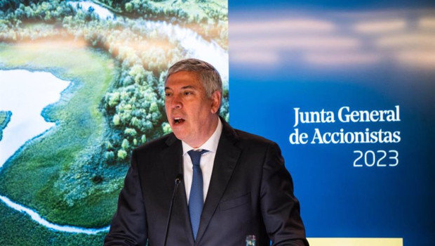 ep archivo   el nuevo consejero delegado de indra jose vicente de los mozos interviene durante la