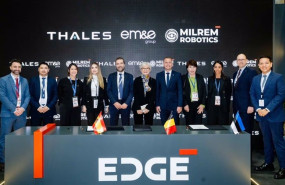 ep archivo   firma del acuerdo entre eme thales y milrem robotics