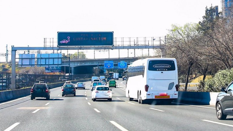 Archivo - Imagen de la carretera M30 en Madrid. | RICARDO RUBIO (EUROPA PRESS) - Archivo ep archivo imagen de la carretera m30 en madrid
