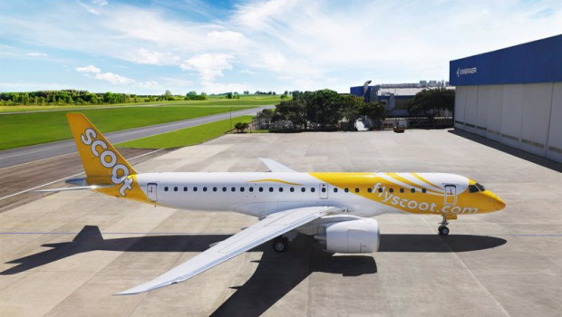 ep azorra entrega el primer avion embraer e190 e2 a scoot