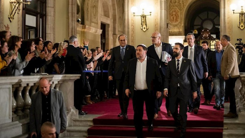 La exconsellera de Trabajo, Asuntos Sociales y Familia de la Generalitat y presa del 'Procés', Dolors Bassa, declara ante la Comisión de Investigación de la aplicación del 155 en Catalunya, en el Parlament de Catalunya /Barcelona, a 28 de enero de 2020. | Pau Venteo - Europa Press ep barcelona a 28 de enero de 2020