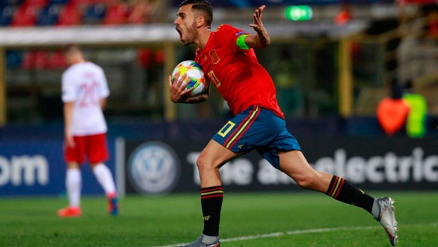 ep dani ceballos celebragolla sub-21polonia