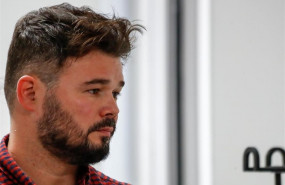 ep el portavoz de erc en el congreso de los diputados gabriel rufian en la camara baja un dia