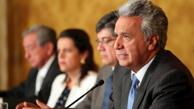 El presidente de Ecuador, Lenín Moreno | Carlos Silva/Presidencia Ecuador / DPA - Archivo ep el presidente de ecuador lenin moreno 20200325130103