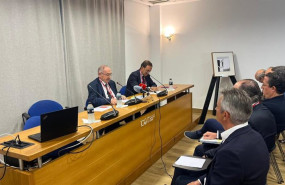 ep el presidente de la camara de comercio jose luis bonet durante su participacion en el curso de la