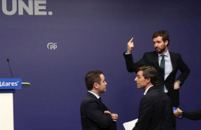 ep el presidente del pp pablo casado 1d el secretario general del partido popular teodoro garcia