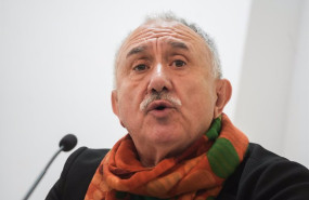 ep el secretario general de ugt pepe alvarez interviene durante la clausura del x congreso nacional