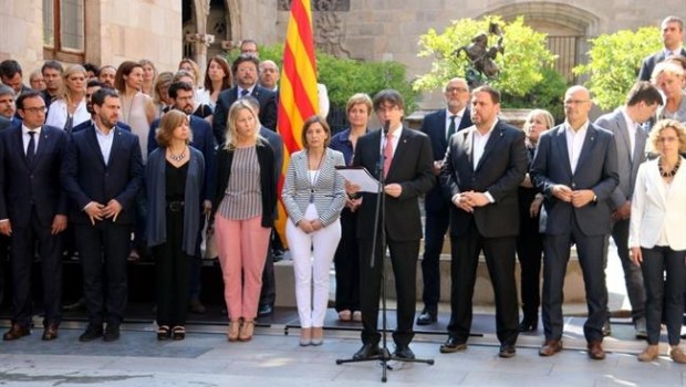 El Govern anuncia fecha y pregunta del referéndum 2017. | @CATALANGOV ep govern anuncia fechapreguntareferendum 2017 20170728130602
