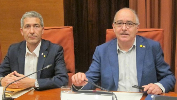 ep josep gonzlez-cambray y josep bargallo en el parlament