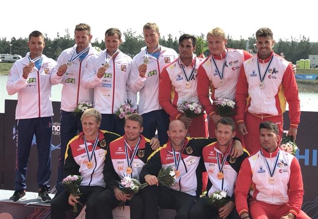El K4 da a España su tercera medalla en el Mundial | FEDERACIÓN INTERNACIONAL DE PIRAGÜISMO ep k4 daespanatercera medallamundial