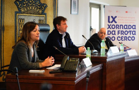 ep la conselleira do mar marta villaverde en una jornada en sada a coruna