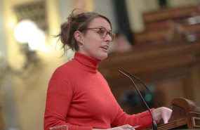ep la diputada de la cup en el congreso mireia vehi interviene desde la tribuna en el debate sobre